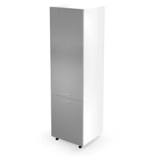 Cabinet for built-in refrigerator VENTO DL-60/214, light gray